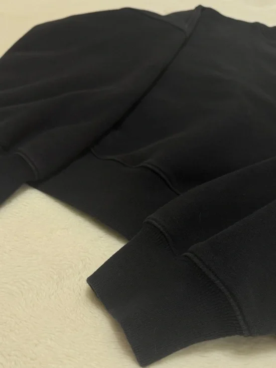 ABERCROMBIE & FITCH Crewneck Sweatshirt Black - Picture 6 of 6